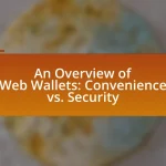An Overview of Web Wallets: Convenience vs. Security