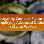 Navigating Complex Features: Simplifying Advanced Options in Crypto Wallets