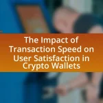 The Impact of Transaction Speed on User Satisfaction in Crypto Wallets