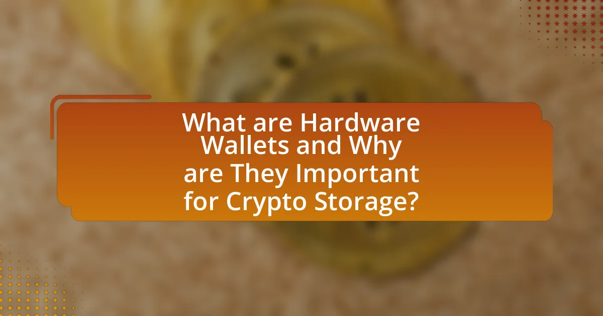What are Hardware Wallets and Why are They Important for Crypto Storage?