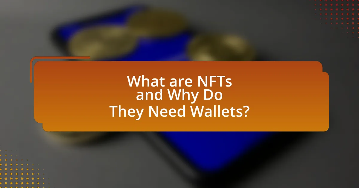 What are NFTs and Why Do They Need Wallets?